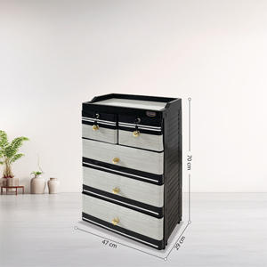 Armoire à tiroirs générique (4 empilements), idéale pour une solution de rangement polyvalente, alliant durabilité et design moderne - Product Image 3