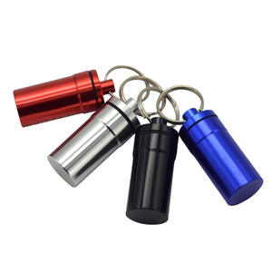 22 * 52毫米促销礼品标志印刷防水铝大药丸药盒支架容器胶囊瓶 - Product Image 2