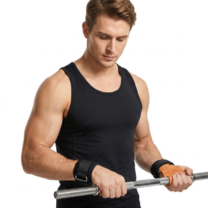 Agarraderas Ajustables de Alta Resistencia para Entrenamiento de Peso Muerto y Levantamiento de Pesas, Sin Orificios, 100% Cuero, Cómodas y Antideslizantes para Ejercicios de Gimnasio - Product Image 1