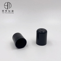 Support noir pour bouteille en verre, 10 pièces, boule à bille, plastique noir, bouteille en verre, essentiel, 18mm