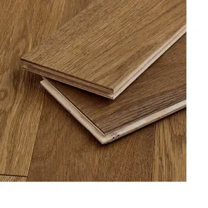 L'usine chinoise vend des carreaux de sol en porcelaine Matt carreaux d'aspect bois/plancher en bois véritable avec machine de fabrication de plancher en bois