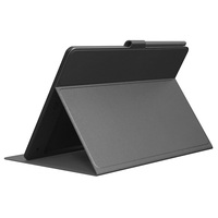 Tablette d'écriture LCD 12 pouces avec étui en cuir noir de qualité supérieure - Blocs-notes autocollants pour usage professionnel et bureautique