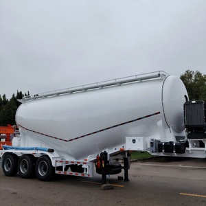 Semi-remorque benne à ciment en vrac de 42 m³, 3 essieux, forme en V, 12R22.5, grande capacité 40 T, en acier, fabrication chinoise - Product Image 1