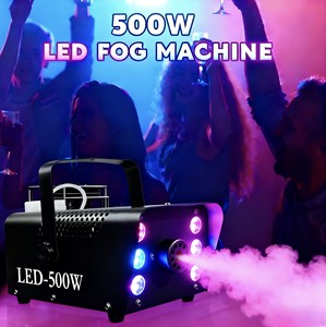 Macchina del Fumo Professionale <span class=keywords><strong>Mini</strong></span> con LED, Macchina della Nebbia R/G/B Elettrica con Telecomando per Palcoscenico, Feste, Matrimoni, Discoteche, DJ - Product Image 6