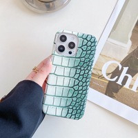 Étui de téléphone portable personnalisé à motif crocodile de l'Himalaya, dissipation de la chaleur, adapté à l'iPhone 16, étui de téléphone portable semi-enveloppant
