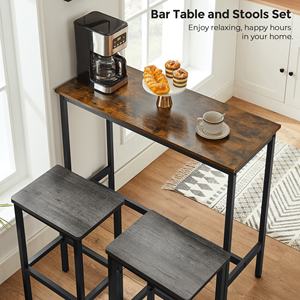 <span class=keywords><strong>VASAGLE</strong></span> Banc de salle à manger en gros, tabourets de petit-déjeuner pour la cuisine, salle à manger, salon, tabourets de bar, lot de 2 - Product Image 6