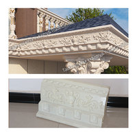 Corniches pour la façade de la maison à l'extérieur des moules coulée Eave Moulage Maison Moulage de toit décoratif Moules de ligne de mur extérieur