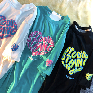 Áo thun cotton 180g, sản xuấ<span class=keywords><strong>t</strong></span> OEM, chấ<span class=keywords><strong>t</strong></span> lượng cao, 100% cotton, in logo <span class=keywords><strong>t</strong></span>ùy chỉnh, áo thun oversized, in nổi 3D, áo thun in nổi - Product Image 2