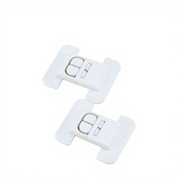 Lot de 2 verrous de réfrigérateur pour enfants, faciles à installer et à utiliser, verrous de porte de congélateur en plastique, sécurité enfant, sans outils ni perçage requis