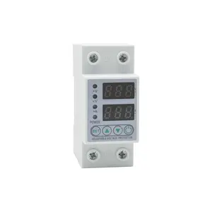 AVP-63 Din Rail Adjustable Protection Digital Voltage Protector Overvoltage and Undervoltage Protector