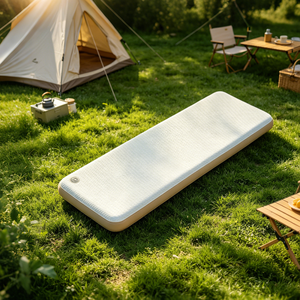 <span class=keywords><strong>Matelas</strong></span> <span class=keywords><strong>Gonflable</strong></span> Portable en PVC avec Technologie Drop Stitch <span class=keywords><strong>pour</strong></span> Tente <span class=keywords><strong>de</strong></span> Camping Extérieur et Chambre d'Invité, <span class=keywords><strong>Tapis</strong></span> <span class=keywords><strong>de</strong></span> Couchage avec Pompe Manuelle - Product Image 3