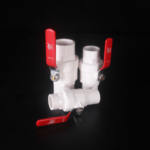 <span class=keywords><strong>Vanne</strong></span> à boisseau sphérique ERA en <span class=keywords><strong>PVC</strong></span>/UPVC pour eau à haute température, poignée en acier inoxydable, personnalisable OEM, garantie <span class=keywords><strong>50</strong></span> ans, pression moyenne - Product Image 3