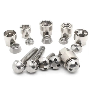 Pernos de Seguridad Antirrobo de Acero Inoxidable 304 de Alta Calidad, Tornillos M6 M8 M10, Acabado Negro Ovalado, para Matrículas de Automóviles - Product Image 2