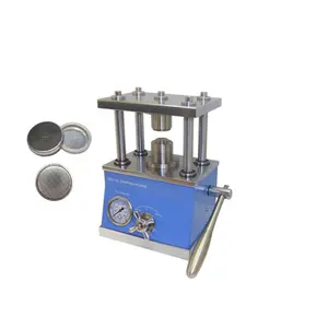 CR2016 CR2025 CR2032 coin cell crimper machine for coin battery coin battery sealing machine manual hydraulic sealing machine