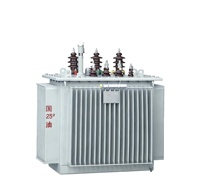 Transformateur de distribution triphasé immergé dans l'huile, entièrement scellé, à enroulement en aluminium, moyenne tension, 630 kVA, fabriqué en Chine