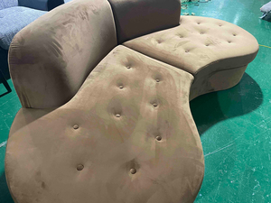 Juego de Sofás de Diseño Italiano Moderno en Terciopelo, Personalizado, Muebles para Sala de Estar, Sofás Seccionales - Product Image 4