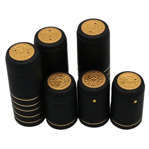 Bán buôn kích thước khác nhau màu đỏ rượu vang con dấu nắp nhiệt thu nhỏ Băng xé PVC viên nang - Product Image 1