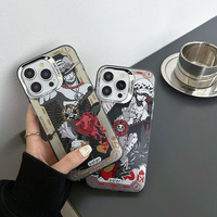 Nouvelle conception coques de téléphone pour iPhone XR 11 12 13 14 15 Plus Pro Max dessin animé Anime une pièce Zoro Ace protecteur antichoc couverture