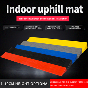 Rampa Portátil Gris para Interiores, 7.5cm de Altura, Base de Plástico y Goma Resistente al Desgaste, 0.965kg, 992x160x75mm, para Seguridad Vial Peatonal - Product Image 3