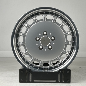 Jantes forgées Bku <span class=keywords><strong>5X112</strong></span> 17 18 19 pouces en alliage argenté 15 trous pour Mercedes Benz Classe E 260e W201 300E W116 R107 W202 - Product Image 4