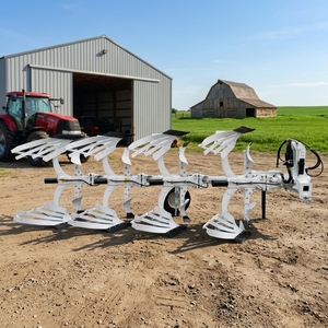Aratro a 4 solchi reversibile ecologico ed efficiente dal punto di vista energetico per trattore agricolo, costruzione robusta, 2 anni di garanzia, rosso - Product Image 3
