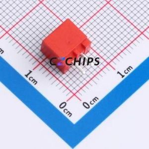 WAFER-HA2.54-2PZZ-R62 Wire-to-Board Pin Header Through hole Component (THT),P=2.54mm Connector 1x2P 2.5mm Through Hole XHB - Product Image 2
