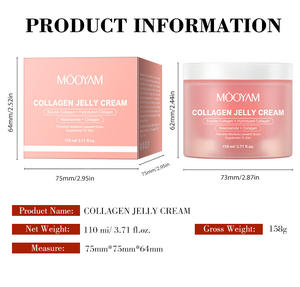 Crème Visage Nuit au Collagène Éclaircissante et Hydratante, au Collagène Hydrolysé et Niacinamide, Bio, Effet Verrouillage de l'Hydratation - Product Image 6