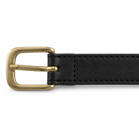 Boucles de ceinture pour hommes d'affaires, logo gravé sur mesure, alliage de zinc, métal résistant à la rouille, anti-rayures, pour ceinture en cuir