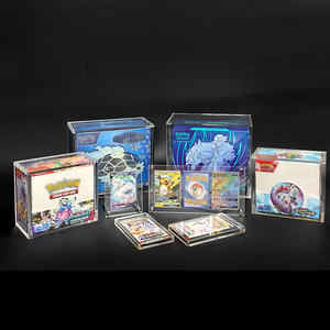 Boîte de présentation en acrylique transparente personnalisée pour boîte de boosters <span class=keywords><strong>Pokémon</strong></span> ETB Elite <span class=keywords><strong>Trainer</strong></span> Booster - Product Image 3