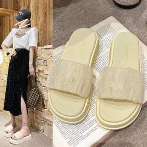 2023 Style chaud bonne Texture délicate plage tongs antidérapant Couple sandales Eva maison pantoufles pour dames - Product Image 4