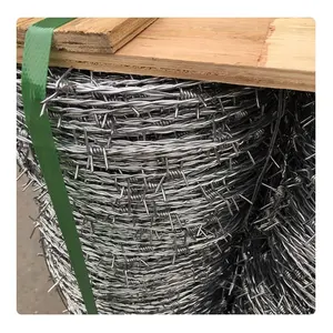 3mm 2.5mm Barbed Wire Galvanized Double Strand Barbed Wire