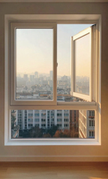 Ventanas Abatibles Modernas de PVC Personalizadas con Doble Vidrio Templado y Diseño Insonorizado para Casa, Villa o Apartamento
