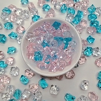 Cristaux de diamant concassés, pierres en plastique transparentes, diamants, pierres précieuses en acrylique transparentes pour la décoration, accessoires de photographie