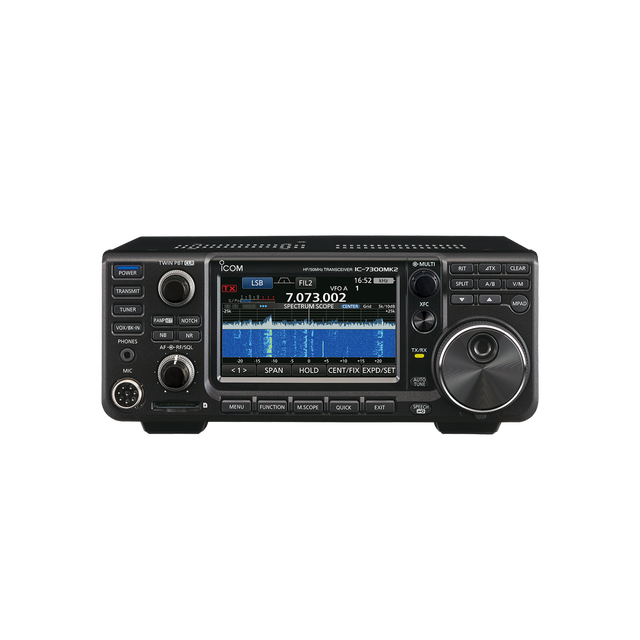 ICOM IC-7300 MK2 SDR HF Transceiver 100W Amateur Radio with Real-Time Spectrum Scope Touch Display