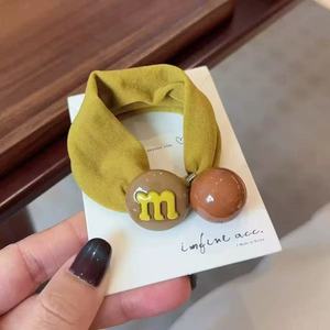 Élastique à cheveux Doudou coloré de haute qualité, élastique à cheveux pour queue de cheval, chignon, élastique à haute élasticité qui n'abîme pas les cheveux - Product Image 4