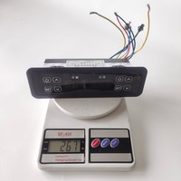 Controlador de Temperatura Digital Programable de Panel Grande y Doble Ventana KT-502, Gestiona el Compresor y la Congelación