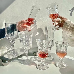 Bicchieri di Alta Qualità per Bevande, Calici <span class=keywords><strong>da</strong></span> Vino, Bicchieri <span class=keywords><strong>da</strong></span> Whisky, Flute <span class=keywords><strong>da</strong></span> <span class=keywords><strong>Champagne</strong></span> con Design a Diamante, Bicchieri per Succhi - Product Image 2