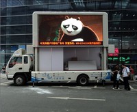 Panneau d'affichage à écran numérique LED mobile P5mm Camion Remorque Van Monté Publicité Équipement Mur LED