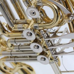 <span class=keywords><strong>Tuba</strong></span> Wagner professionnelle de haute qualité en laiton Bb/F avec liaison à cordes - Product Image 3