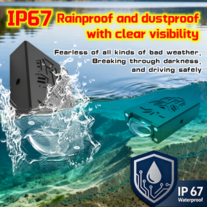 DGLS Công Suất Cao Với Fan Xe Đèn <span class=keywords><strong>LED</strong></span> Lưới Tản Nhiệt Đèn Sương Mù Làm Việc Ánh Sáng Bên Ngoài Phụ Trợ Đèn Off-Road Xe SUV Xe Tải - Product Image 6