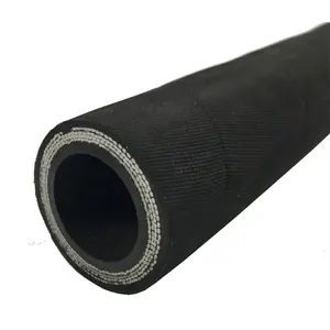 High-Temperature SAE 100R4 Rubber Hoses for Hydraulic Fluid Applications