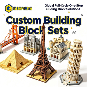 Gobricks Fabbrica di Blocchi da Costruzione Personalizzati, Giocattoli Souvenir, Kit di Mattoncini Architettonici MOC Personalizzati, Set di Blocchi Edifici Iconici OEM - Product Image 1