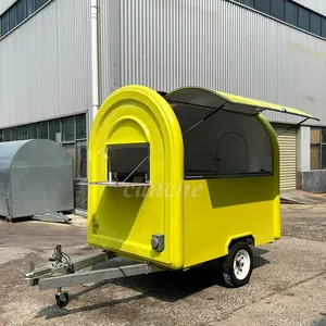 Carrito de Comida Móvil Popular en Europa, Mini Carrito de Café y Desayuno, Remolque de Comida para Camping - Product Image 5