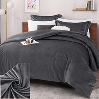 Juego de ropa de cama de terciopelo, funda de edredón y fundas de almohada esponjosas de lujo para sala de estar, gran oferta