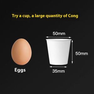 Single Wall Disposable 4 oz 90 ml Mini Drinking <b>Cup</b> 30/50 ml <b>Small</b> Bio-Degradable Paper Tasting <b>Cup</b> with Custom Logo Printing - Product Image 3