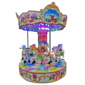 Manège électrique d'intérieur à trois places pour enfants, équipement de divertissement à monnayeur en fibre de verre, petit modèle monte-terre, pour usage domestique et centres commerciaux - Product Image 4