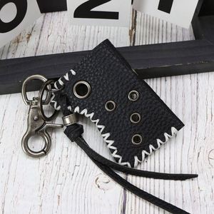 Hand-Sewn Pu Leather Case Promotional Waist <b>Bag</b> Small Pouch Keychain Cowboy <b>Boy</b> Lighter Sleeve for Camping Travel Hiking - Product Image 4