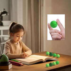 Juguete de Silicona para Aliviar el Estrés, Bola Antiestrés, Spinner Magnético para Dedos, Verde, Duradero, Alivio de la Ansiedad, Portátil, Innovador - Product Image 2