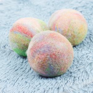 Bolas de Secadora Hechas a Mano, Ecológicas, 100% Lana, 40G, Colores Mezclados, para Secado de Ropa Reutilizable y Reducción de Arrugas - Product Image 5