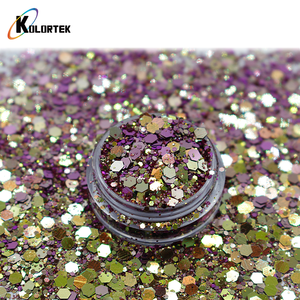 Kolortek批发散装全息闪光片混合亮片粉末粗亮片 - Product Image 6